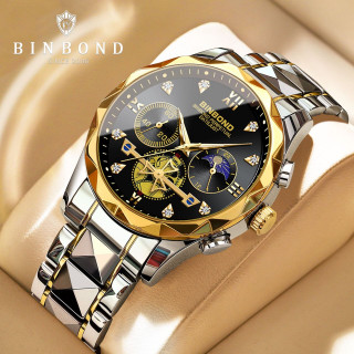 ساعت مردانه بین باند Binbond بینبند کرنوگراف با مون استار
